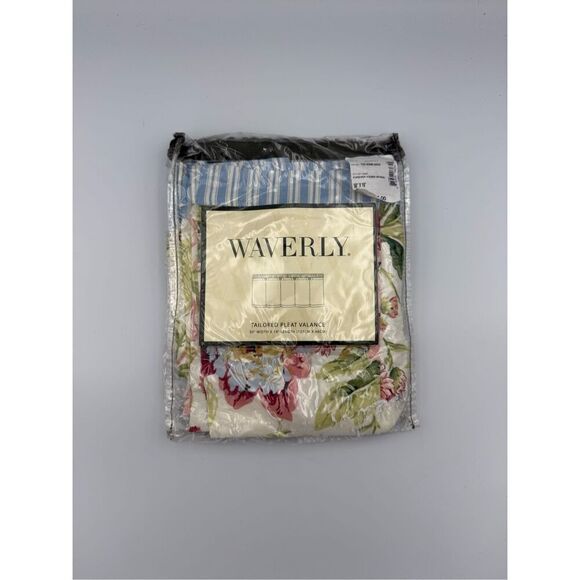 NWT Waverly Tailored Pleat Valance Forever Yours Spring Curtain Panel 50" x 19" - Picture 1 of 5